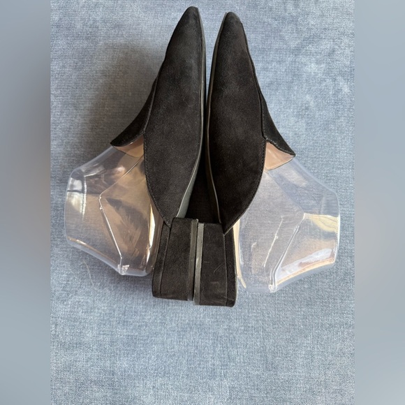 Cole Haan Womens Black Suede Piper Mule SZ 9 Slip On Preppy Pointed Toe Dressy - Picture 6 of 9